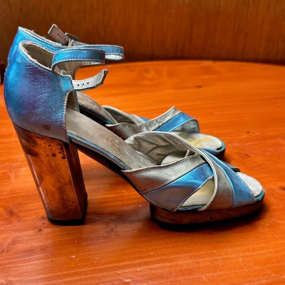 Vintage Joseph Platform Strappy Shoe - Poor Condition - Sz 6.5